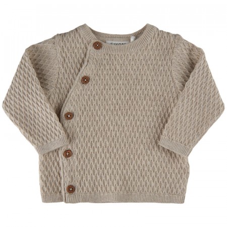 Fixoni Cardigan Baby Strikket Tan (Kun str 74)