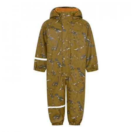 Celavi Regndress Barn Foret Dinosaurprint Nutria (Kun str 90)