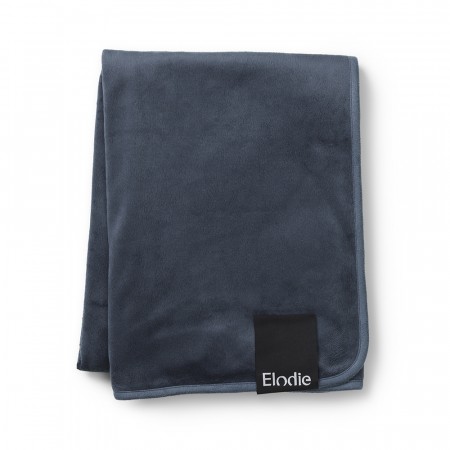 Elodie Teppe Baby Pearl Velvet Ensfarget Juniper Blue (Kun 4 stk igjen)