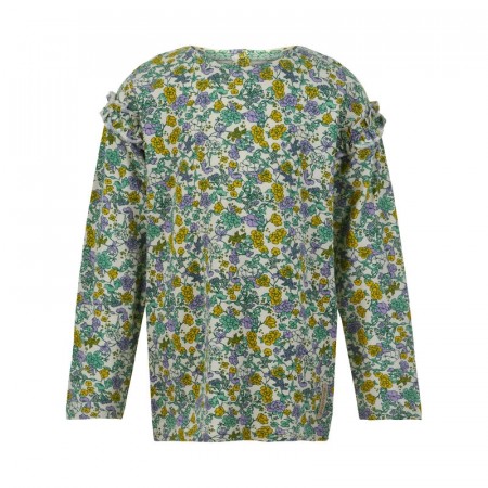 Minymo T-skjorte Barn Langermet Blomster Birch