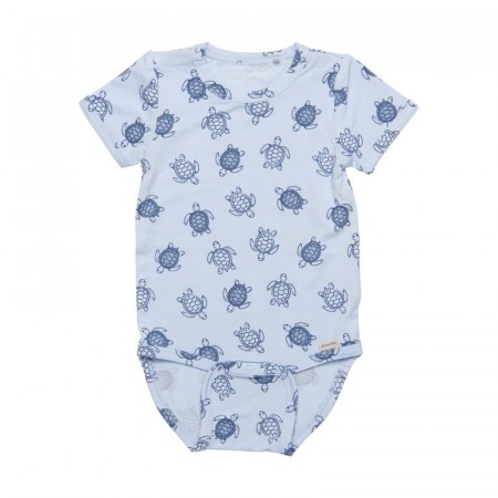 Minymo Body Baby Kortermet Bambus Ice Water (Kun str 56, 62 og 68)