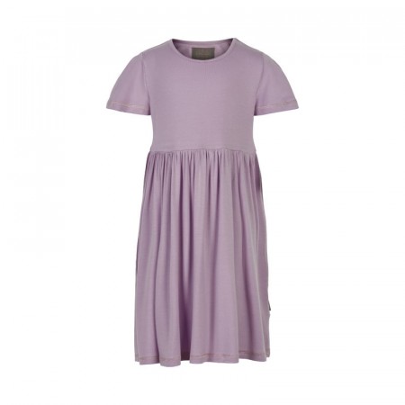 Creamie Kjole Barn Kortermet Jersey Pastel Lilac (Kun str 116 og 134)