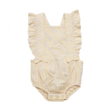 Minymo Drakt Baby Kort Buff Yellow (Kun str 62 og 80)