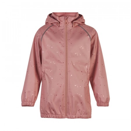 Minymo Softshelljakke Barn Prikker Rose Tan