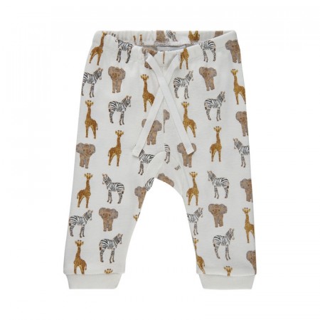 Fixoni Bukse Baby Dyreprint Off White (Kun str 50)
