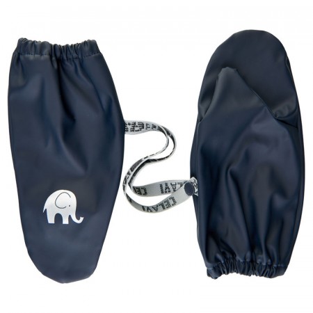 Celavi Regnvotter Barn Uforet Ensfarget Dark Navy
