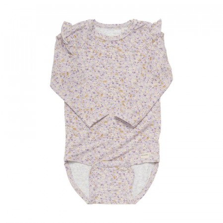 Minymo Body Baby Langermet Bambus Misty Lilac (Kun str 56)