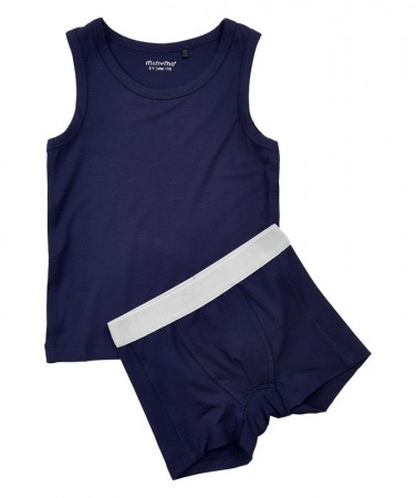 Minymo Undertøy sett Barn Bambus Dark Navy