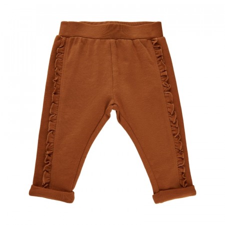 Minymo Bukse Baby Sweat Volanger Glazed Ginger (Kun str 68 og 80)