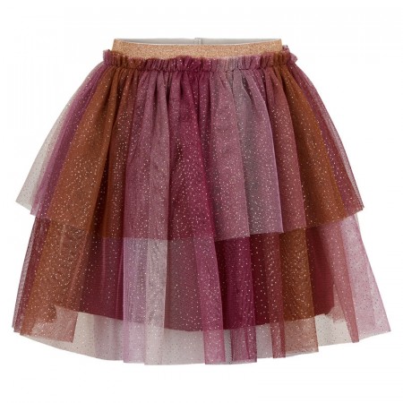 Minymo Tyllskjørt Barn Med glitter Rhododendron (Kun str 98 og 140)