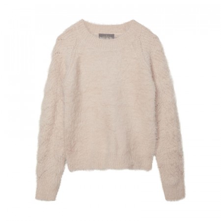 Creamie Genser Barn Langermet Fluffy Rose Smoke
