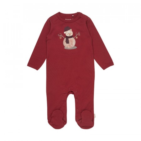 Minymo Heldrakt Baby Langermet Julemotiv Rio Red (Kun str 56, 62 og 68)