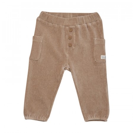En Fant Bukse Baby Velour Cordfløyel Portabella