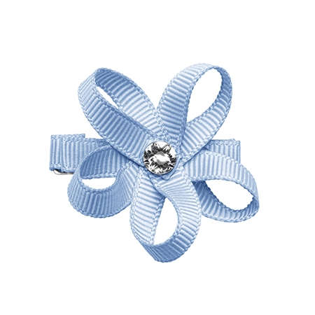 Prinsessefin Hårsløyfe Isabell Swarovski krystall Bluebell