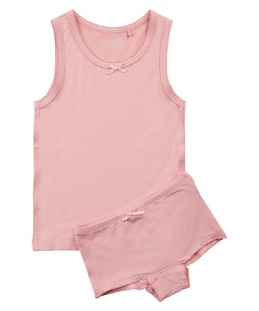 Minymo Undertøy sett Barn Bambus Misty Rose