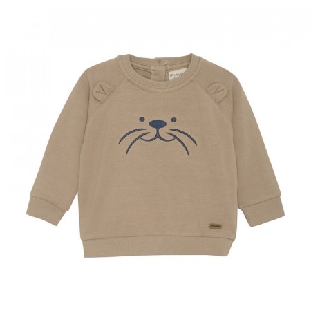 Minymo Genser Baby Sweat Bjørn Amphora