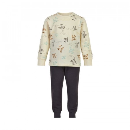 Celavi Pyjamas Barn Todelt Langermet Flyprint Nine Iron (Kun str 130)