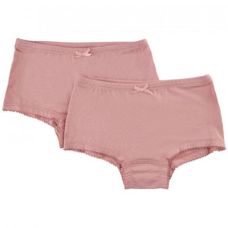 Minymo Truser Barn 2-pack Bambus Misty Rose