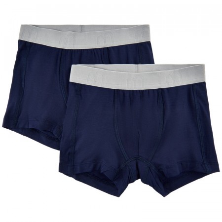 Minymo Boxer Barn 2-pack Bambus Dark Navy