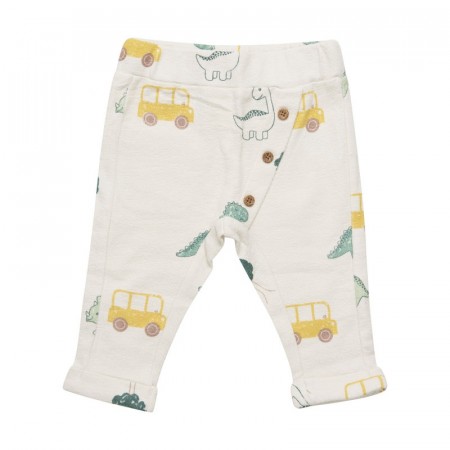 Minymo Bukse Baby Sweat Dinosaurprint Birch