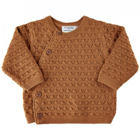 Fixoni Cardigan Baby Strikket Almond