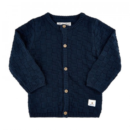 Minymo Cardigan Baby Strikket Total Eclipse