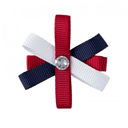 Prinsessefin Rosett med Swarovski krystall 17. Mai