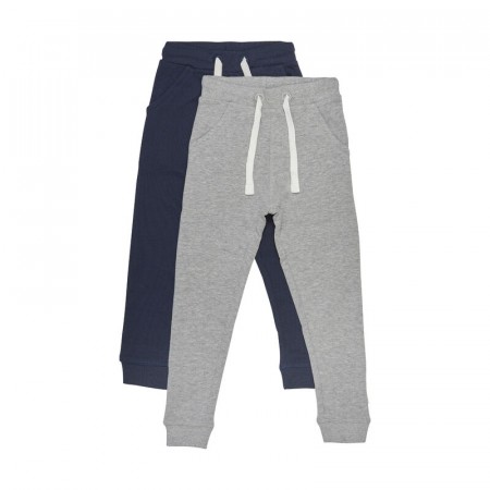 Minymo Joggebukser Sweat Barn 2-pack Dark Navy 