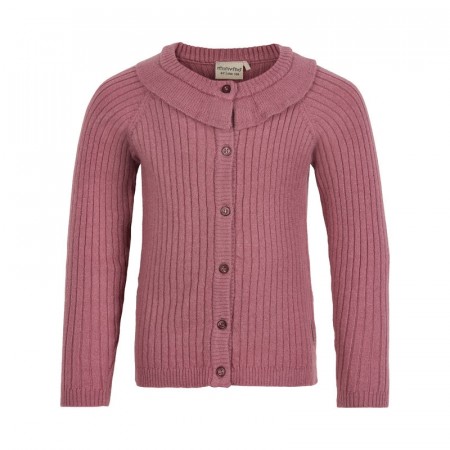 Minymo Cardigan Barn Strikket Rhododendron