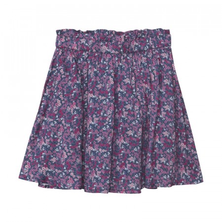 Creamie Skjørt Barn Blomsterprint Vintage Indigo (Kun str 104, 110, 128 og 152)