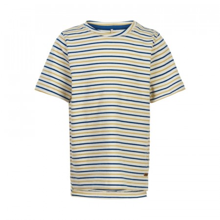 Minymo T-skjorte Barn Kortermet Striper White Swan (Kun str 116, 122, 128 og 152)