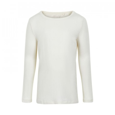 Minymo T-skjorte Barn Langermet Bambus White