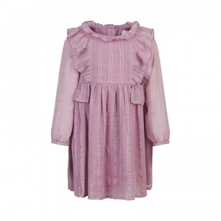 Creamie Kjole Barn Langermet Chiffon Lavender Mist (Kun str 98 og 110)