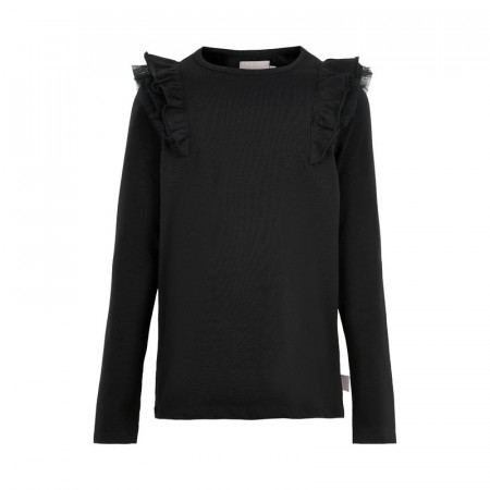 Creamie T-skjorte Barn Langermet Volanger Black (Kun str 104)