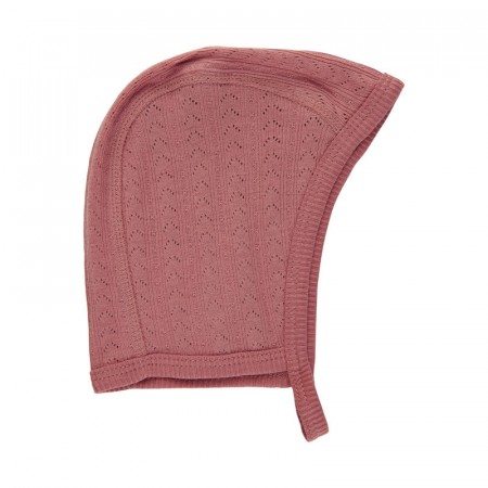 Fixoni Hjelmlue Baby Ensfarget Old Rose (Kun str 50/56 og 62/68)